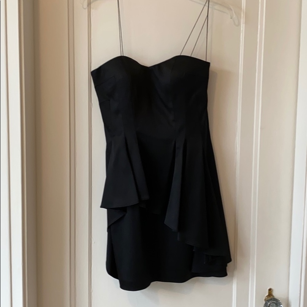 NWT Little black strapless dress by Aidan Mattox